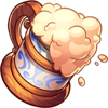 gold oktoberfest mug symbol