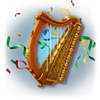 gold party 2 after hours harp symbol