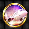 gold race deluxe plane symbol