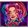 gold trio 10000 jester girl symbol
