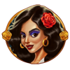gold trio mariachi bonanza dancer symbol
