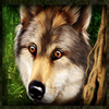 golden acorn wolf symbol