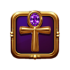 golden asp of fortune ankh symbol