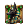 golden asp of fortune anubis symbol