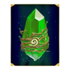golden avalon hold and win green crystal symbol