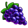 golden crown halloween purple grapes symbol