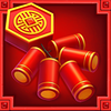 golden dragon hold n link firecracker symbol