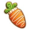 golden egg hunt carrot cookie symbol