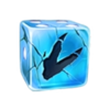 golden egg of trex dice blue print symbol