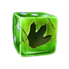 golden egg of trex dice green print symbol