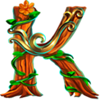 golden elk k symbol