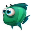 golden fish tank party fish 4 symbol