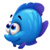 golden fish tank party fish 5 symbol
