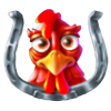 golden gals 3 reels chicken symbol