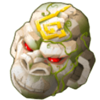 golden gorilla skull symbol