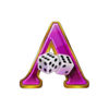 golden phoenix rings of fortune letter a symbol