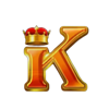 golden phoenix rings of fortune letter k symbol