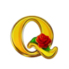 golden phoenix rings of fortune letter q symbol