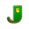 golden piggy bank j symbol