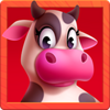 golden piggy farm cow symbol