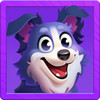 golden piggy farm dog symbol