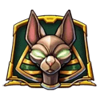 golden scrolls cat symbol