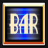 golden winner blue bar symbol