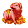 golden wisdom golden cash pig symbol