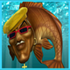 good fishes fish brown symbol