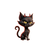 good girl bad girl 2 cat black symbol