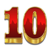 great buffalo christmas charm 10 symbol
