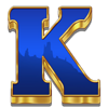 great buffalo christmas charm k symbol
