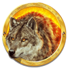 great buffalo christmas charm wolf symbol