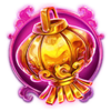 great golden lion lantern symbol