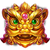great golden lion mask symbol