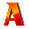 great hook hold and win letter a symbol