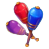 greatest show juggling clubs symbol
