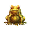 greedy fortune pig frog symbol