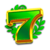 green and gold top multiplier 7 symbol