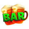 green and gold top multiplier bar symbol