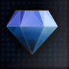 green diamond blue gem symbol