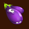 green grocery eggplant symbol