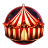 grim circus tent symbol