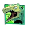 grug make fire green dinosaur symbol