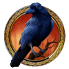 guardian of the realms raven emblem symbol