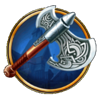 guardian of the realms viking axe symbol