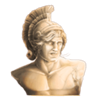hail caesar statue symbol