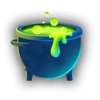 halloween jackpot cauldron symbol