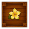 heart of tiki yellow flower symbol