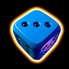 hell hot dice 20 blue symbol